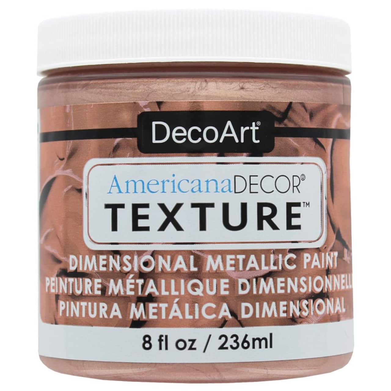 DecoArt&#xAE; Americana Decor&#xAE; Texture&#x2122; Dimensional Metallic Paint